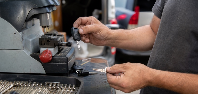 Traditional and transponder key blanks in Orlando, Florida.