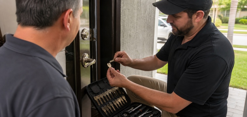 Standard house and padlock key blanks in Orlando, Florida.